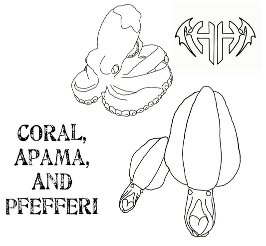 Apama, Pfefferi, and Coral Combo Custom Squishies